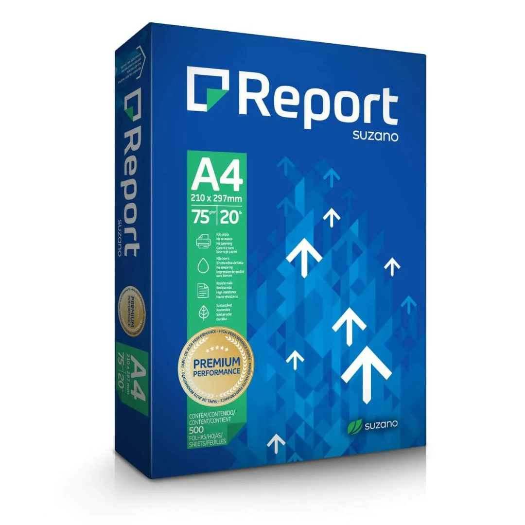 Papel Report Branco, A4, 75g, 500 folhas, Sulfite